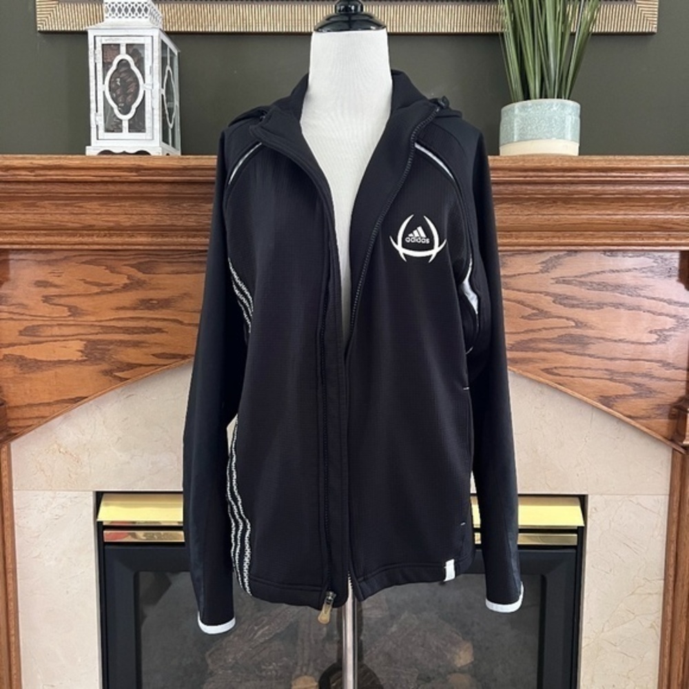 Adidas Men's‎ Hooded Zip Up Sporty Jacket Sz. M